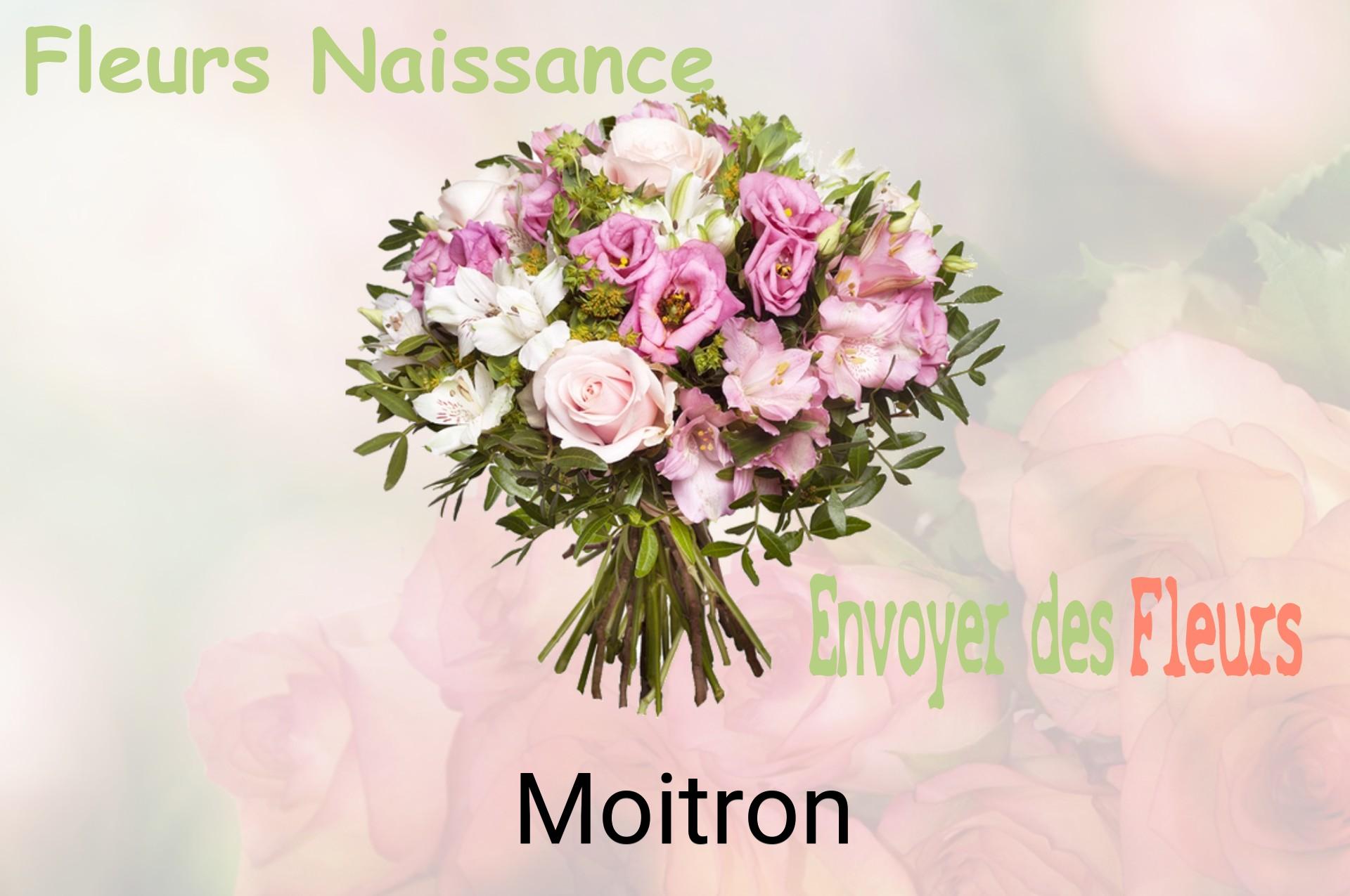 Bouquet de fleurs de naissance livré à Moitron